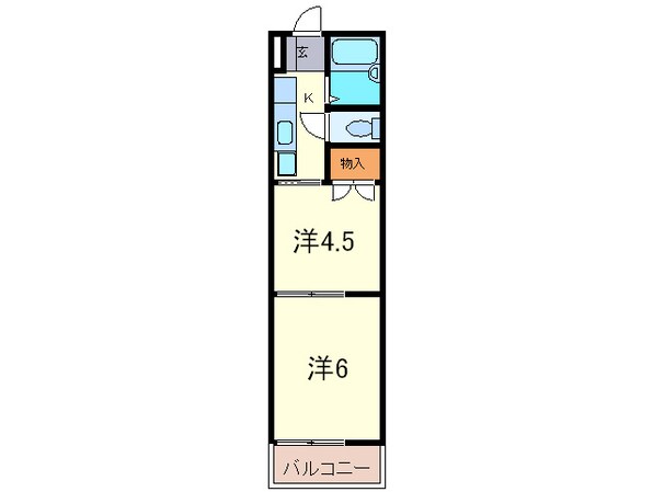 ガーデン西宮の物件間取画像